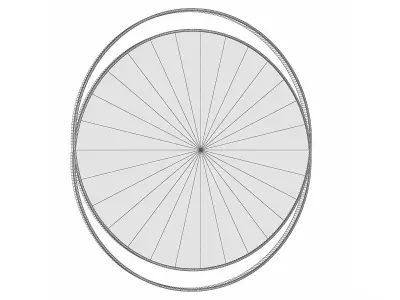 Mirror in a metal frame GZ-M1047 3D model