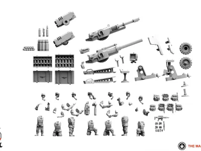 Universal Guard - Support Guns 3D print model