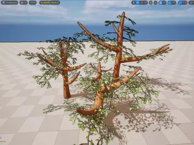 Tree maker Low-poly 3D model