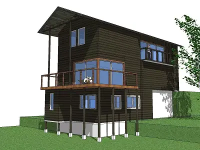 Creative Design-Holiday Cabin-076 3D model