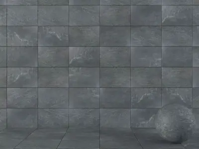Stone Wall Tiles Mojo Anthracite 40x60 Texture