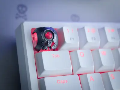 343 Guilty Spark Keycap 3D print model