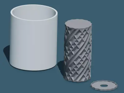 Lamp Diamant V1 3 3D print model