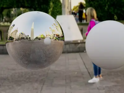 HDRI Obelisco de Buenos Aires 3D model