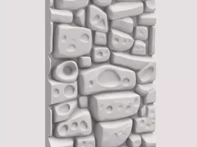 Modular Stone Walls Pack Vol 1 10 Wall Segments