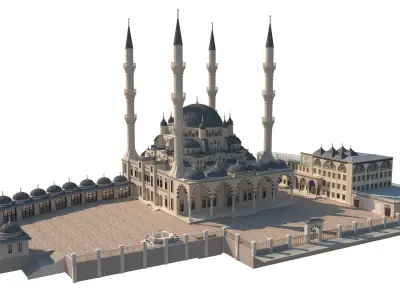 Kirikkale Nur Mosque 3D model