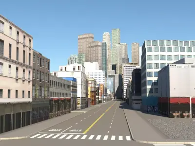 City 125 Low-poly 3D model