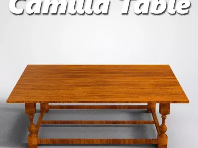 Camilla Table 3D model