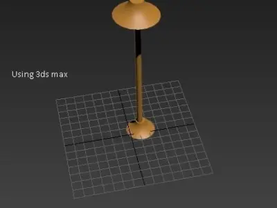 3d Lamp street 3D model