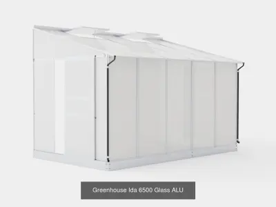 Collection of Greenhouse Ida ALU - 6 Models 3D Model Pack