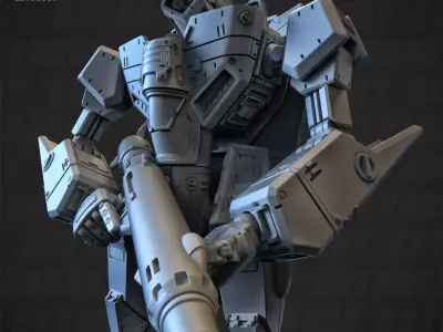 BF-1J Bald Terry 135mm Poseable 3D print model