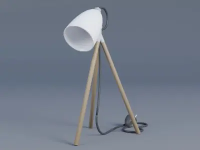 Table Lamp Low-poly 3D model