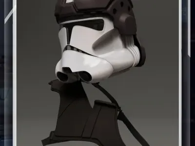 Star Wars 3D Print Wearable CL-Gunner Helmet Cosplay Costume 3D print model