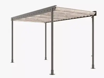 Patio pergola 3D model