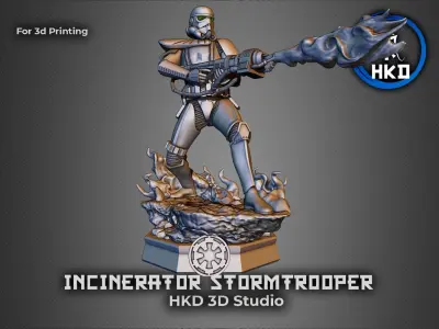 Incinerator Stormtrooper Star wars Fan art 3D print model