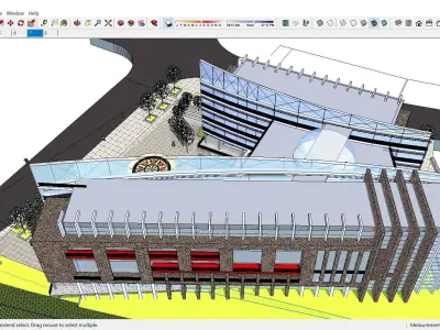 Sketchup Cultral Center G4 3D model