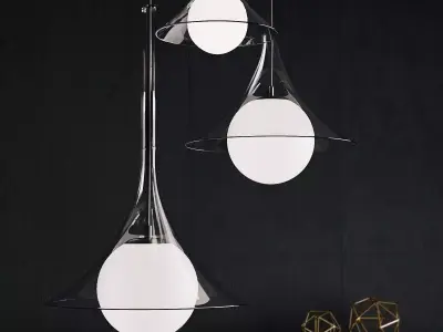 Ceiling lamp 3D model 15