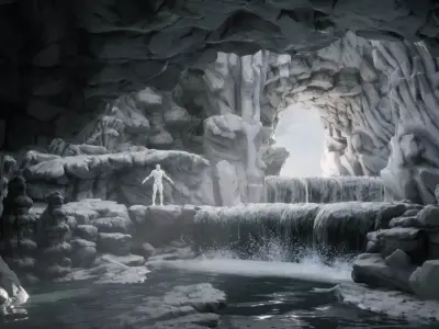 Stylized Rock Pack Low-poly 3D model