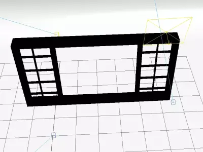 Windows Low-poly 3D model Low-poly 3D model