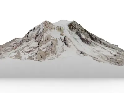Mount Rainier 3D model