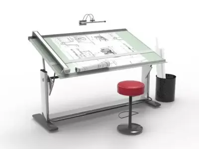 Drafting machine 3D model