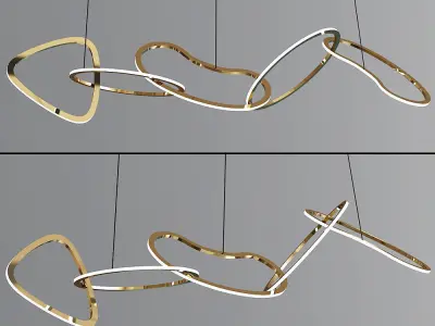 Unity Linear Pendant 3D model