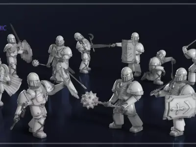 Royal infantry 01 3D print model