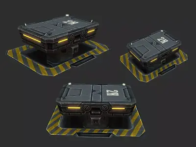 Weight-lift box 3D model