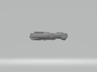CS3-072023 Concept Starship 3D print model
