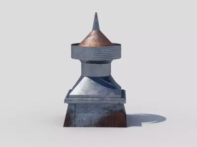 Old props Bundle Low-poly 3D model