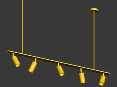 Lino Linear Spotlight Pendant Lampatron 3D model