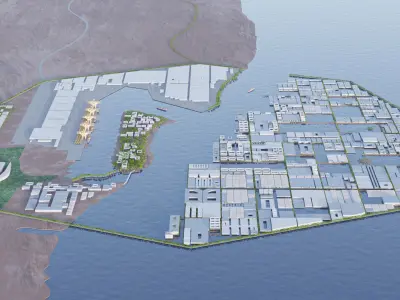 Oxagon - Neom Saudi arabia 3D model