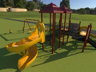 playground 3D model