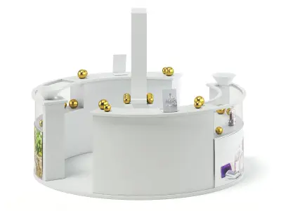 Cosmetic Stall 3D Model 3D model