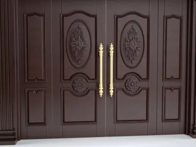 Double Door 02 3D model