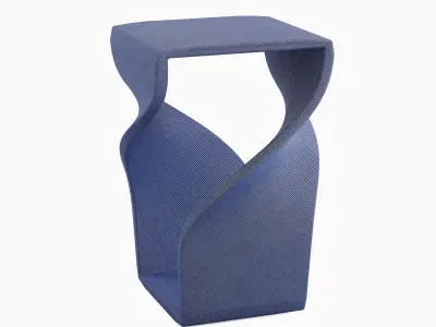 Twisted Stool for Childs 03 3D model