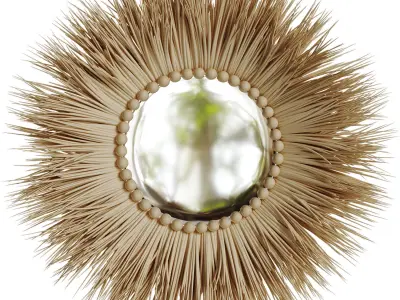 Straw Mirrors 2 3D model