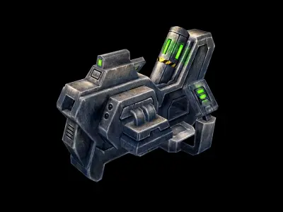 Machinery - Guns 06 3D model