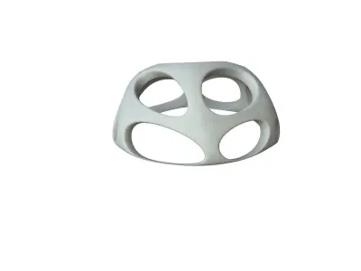 SciFi Cube Object No 46876 Low Poly Shape Low-poly 3D model