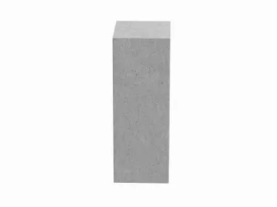 Concrete Block 3D model 3