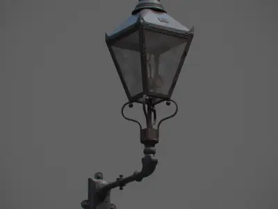 Victorian Gaslight 3D model