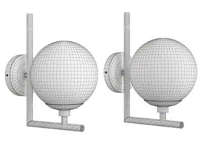 Perryman Sconce Low-poly 3D model