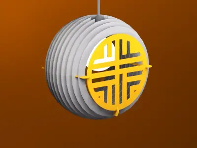 wood lamp 3mm 3D print model