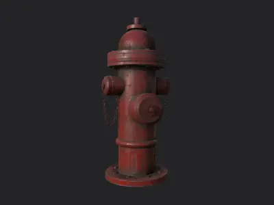 Fire Hydrant 3D model 44