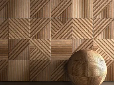 Wooden wall panel Texture