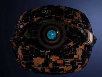 Sci-Fi Drone Orb-06  3D model