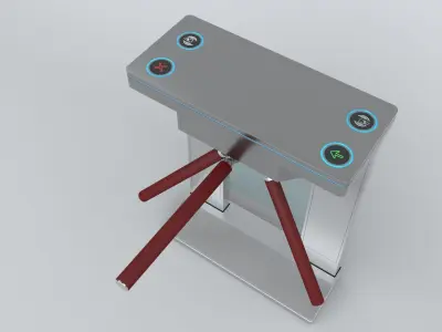 Tripod Turnstile 3D model