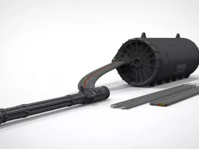 GAU-8 Avenger 3D model