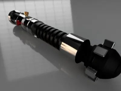 Obi-Wan Episode I Lightsaber 3D print model