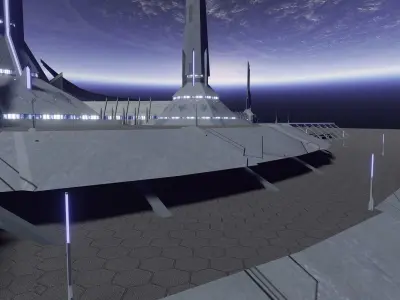 SCI-fi City 3D model buy
